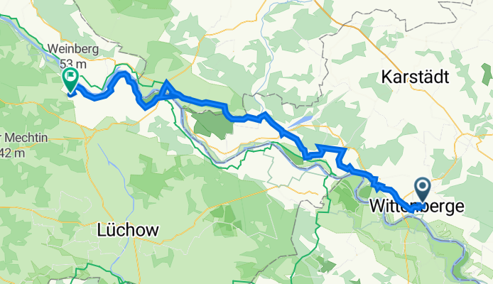 Wittenberge perleberger Straße nach Lenzen nach wootz nach dömitz nach hitzacker