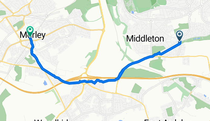 13 Brandling Crescent, Leeds to 106B Queen St, Leeds