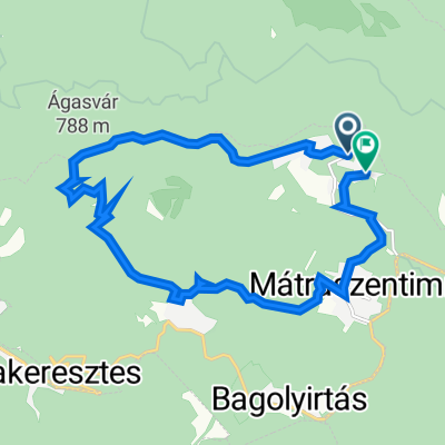 Petőfi Sándor utca 1, Mátraszentimre to Fenyves utca 1, Mátraszentimre
