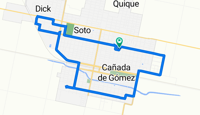 Nicasio Oroño, Cañada de Gómez a Nicasio Oroño, Cañada de Gómez