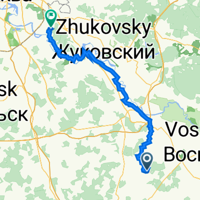 Вишнёвая улица, 19, Городской Округ Ступино до Угрешская улица, 32 с1, Дзержинский