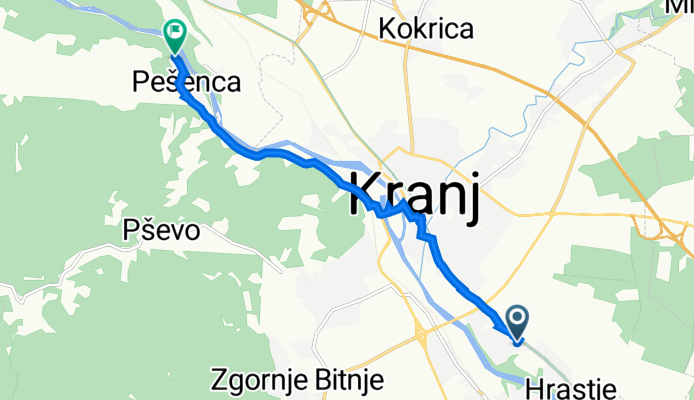 Šmidova ulica 6D to Vogel 10