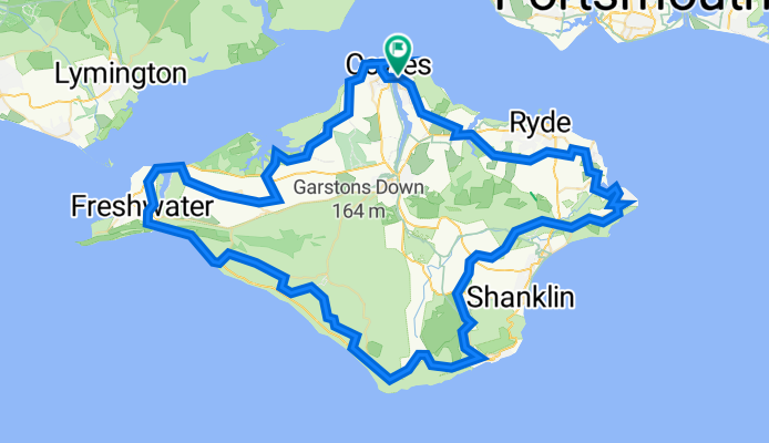 Isle of Wight 100k Randonee - Clockwise