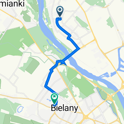 Antoniego Pajdaka 8–10, Warszawa do al W Reymonta 21, Warszawa