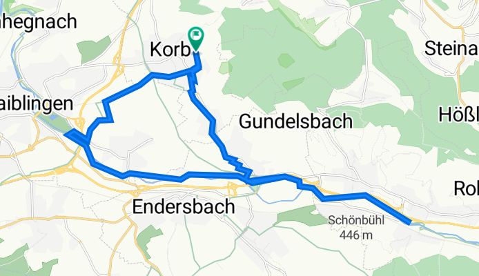 Hanweilerstraße 33, Korb nach Hanweilerstraße 33, Korb