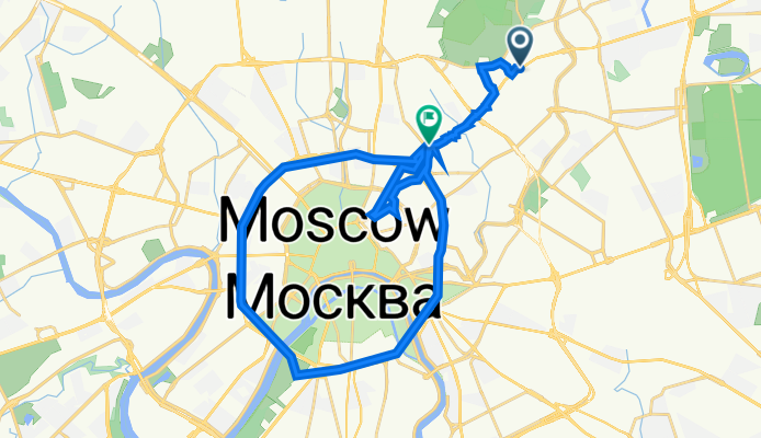 улица Стромынка, 7 к2, Москва до Каланчёвская улица, Москва