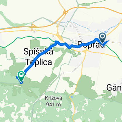 Francisciho do Cesta bez názvu, Spišská Teplica