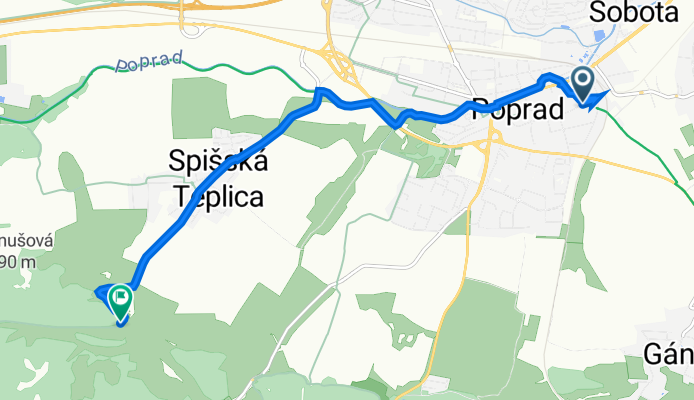 Francisciho do Cesta bez názvu, Spišská Teplica