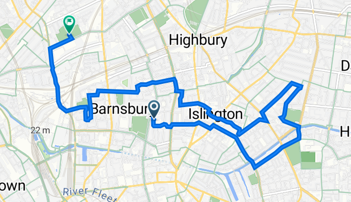 Cloudesley Road 142 to Unnamed Road