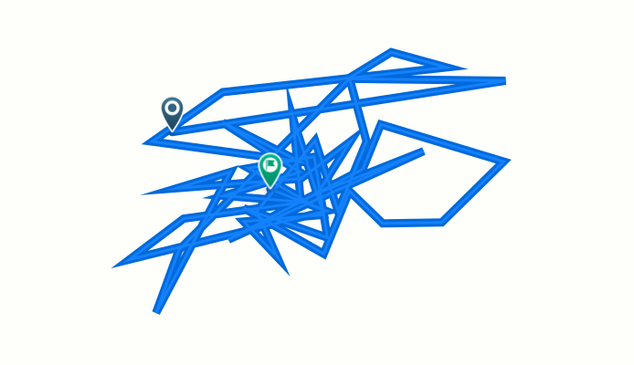 Recovered Route