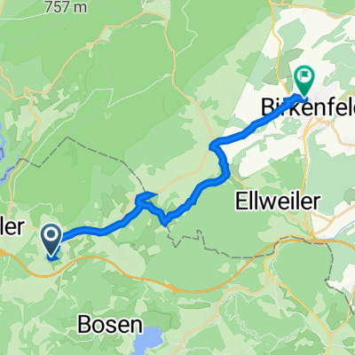 Gartenstraße 1, Nonnweiler nach Achtstraße 67, Birkenfeld