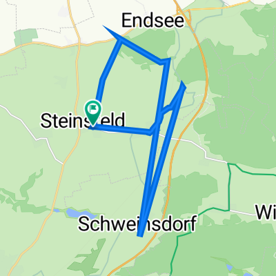 Dorfstraße 20, Steinsfeld nach Am Ruhbach 2, Steinsfeld