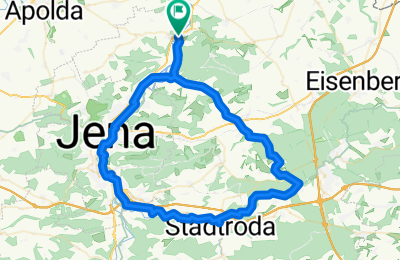 Route in der Bikemap App öffnen