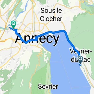 18 Avenue Général Doyen, Veyrier-du-Lac à 6 Rue des Passerelles, Annecy