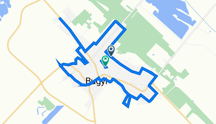 Új utca 57, Bugyi - Erzsébet királyné utca 18, Bugyi