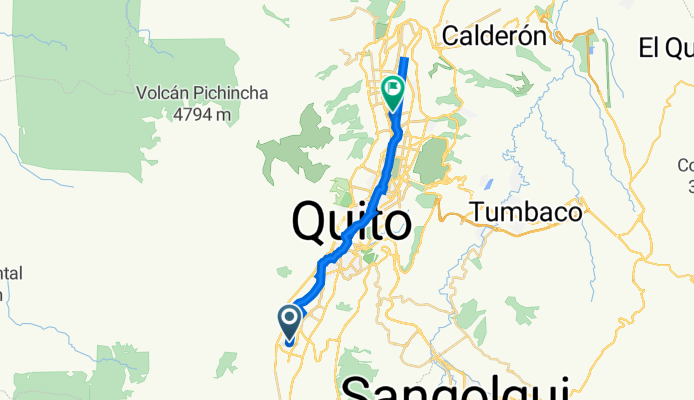 Avenida Rumichaca, Quito a Quito