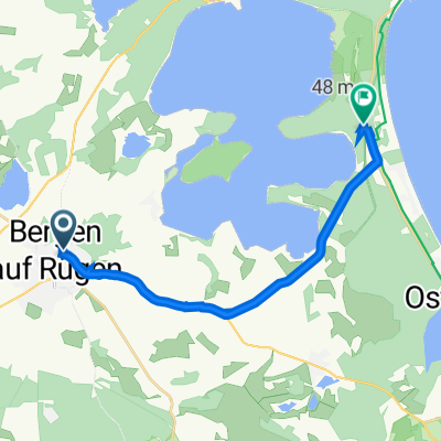 Markt 15, Bergen auf Rügen nach Proraer Chaussee 60, Binz