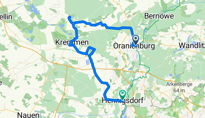Oranienburg-Sommerfeld-S Henningsdorf