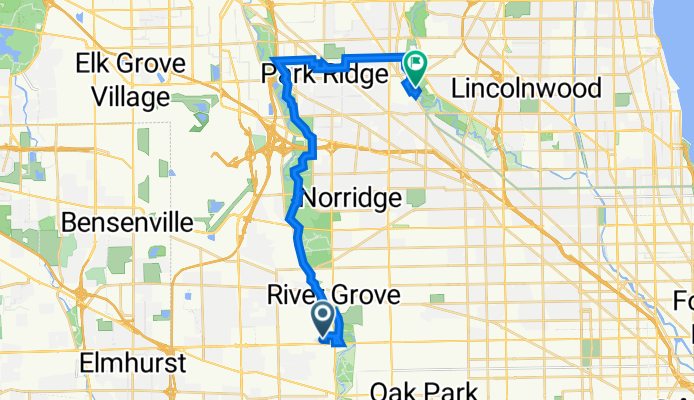675 W North Ave, Melrose Park to 6815 N Milwaukee Ave, Niles