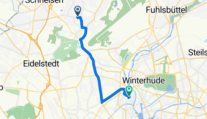 Hildesheimer Stieg 30, Hamburg nach Loogeplatz 13, Hamburg