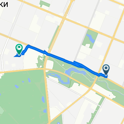 От проспект Луначарского 94 корпус 2, Санкт-Петербург до улица Сантьяго-де-Куба 6к4, Санкт-Петербург