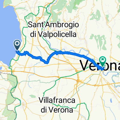 Lazise nach Via degli Alpini 13, Verona