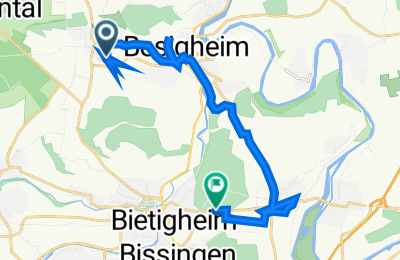 Route in der Bikemap App öffnen