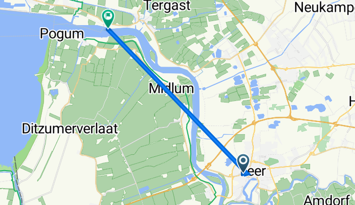 Hajo-Unken-Straße 19, Leer (Ostfriesland) nach Moormerland