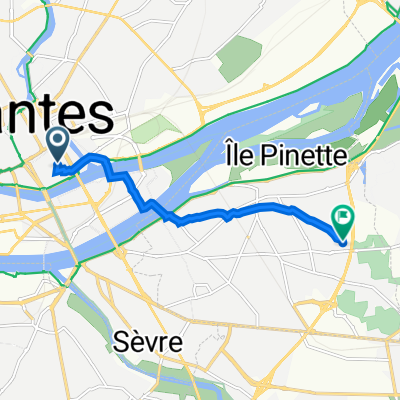15–19 Rue Monteil, Nantes à 28 Rue des Souches, Saint-Sébastien-sur-Loire