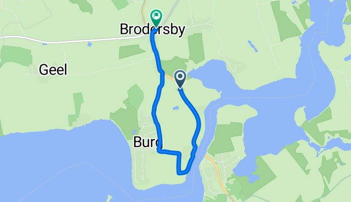 Missunder Fährstraße 24, Brodersby-Goltoft nach Schleidörfer Straße 11, Brodersby-Goltoft