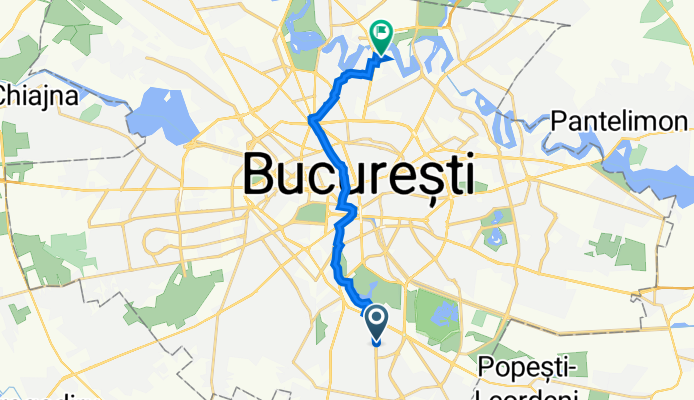 Bulevardul Constantin Brâncoveanu, 45, Bucharest to Strada Dâmbovicioarei, 6-8, Bucharest