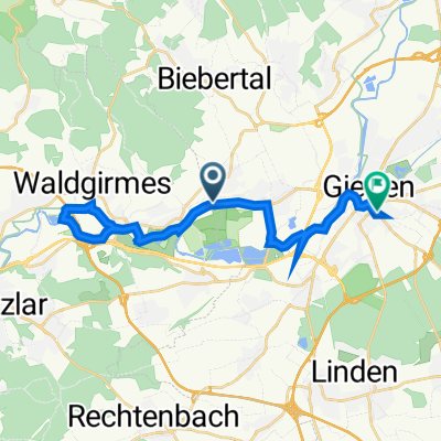 L 3020, Lahnau to Stephanstraße 24, Giessen
