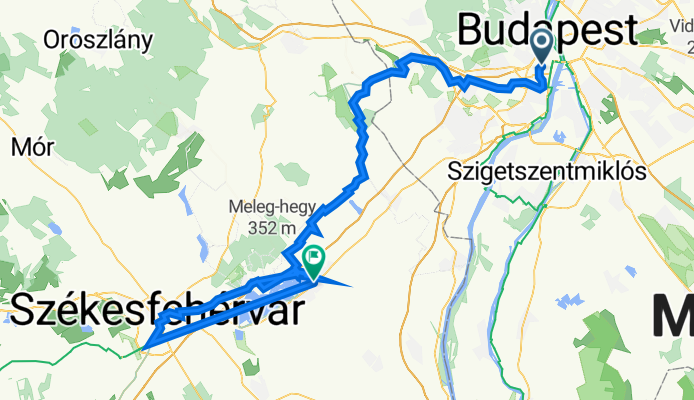 Etele út, Budapest to Velence