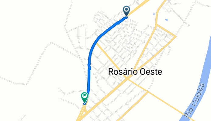 BR163, Rosário Oeste a BR163, Rosário Oeste