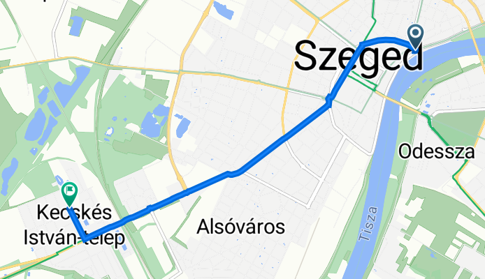Tisza Lajos körút 2-4, Szeged - Palánkai utca 24, Szeged