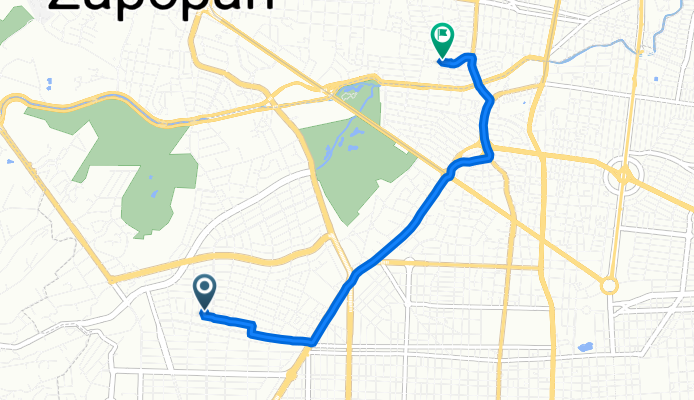 Calle Cremona 1080, Guadalajara a Calle Lago Tequesquitengo 3375, Zapopan