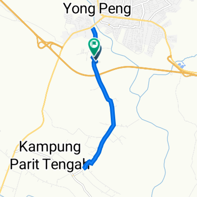 Jalan Kampung Parit Awang, Yong Peng to Jalan Kampung Parit Awang, Yong Peng
