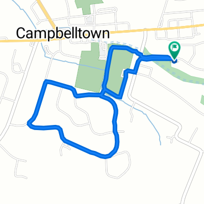 Route from Barnwell Lane 326, Palmyra