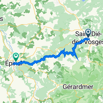 56km de VTTAE entre Saint-Dié et Epinal