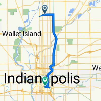 5208 N Delaware St, Indianapolis to 426 S Alabama St, Indianapolis