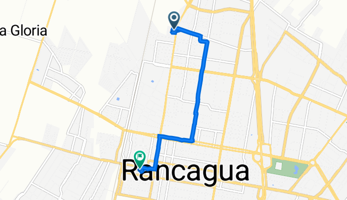 Kennedy 1325, Rancagua to José Victorino Lastarria 435, Cachapoal