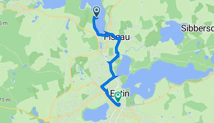 Prinzenholzweg 18A, Eutin nach Berliner Platz 2, Eutin