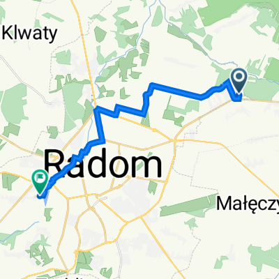 Poduchowna 5, Radom do Bulwarowa 19, Radom