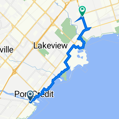 111 Lakeshore Road W, Mississauga to 344 Brown's Line, Toronto
