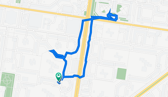 От улица Автостроителей 84А, Тольятти до улица Автостроителей 84А, Тольятти