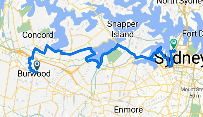 Waimea Street 23, Burwood to Barangaroo South, Sydney