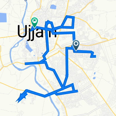 5QHV+MQW, Ujjain to Veer Durgadas Marg, Ujjain