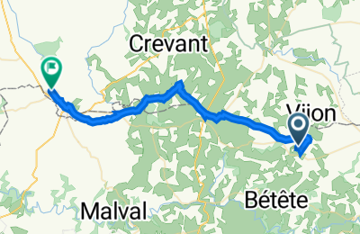 Route in der Bikemap App öffnen