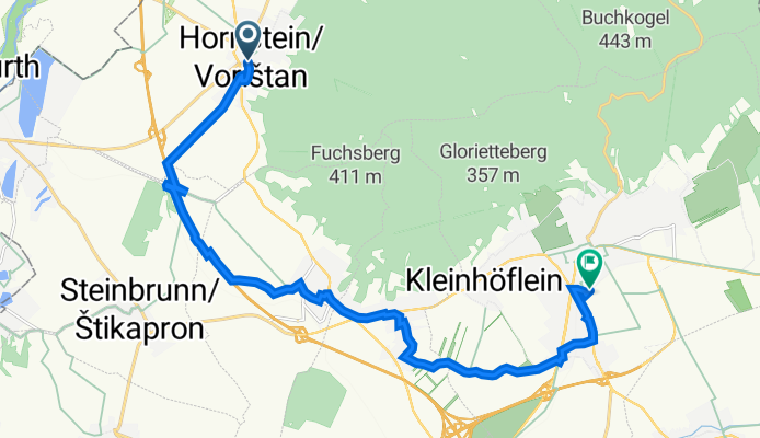 Siget 4, Hornstein nach Eisenstadt