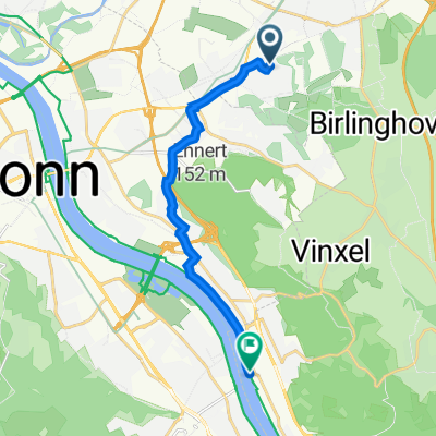 Hirschbergweg 26, Sankt Augustin nach Königswinter Niederdollendorf Fähre